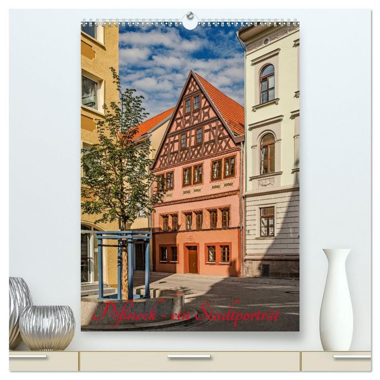 Produktbild: P&ouml;&szlig;neck - ein Stadtportr&auml;t (hochwertiger Premium Wandkalender 2026 DIN A2 hoch), Kunstdruck in Hochglanz