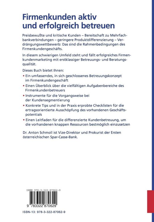 Produktbild: Firmenkunden aktiv und erfolgreich betreuen