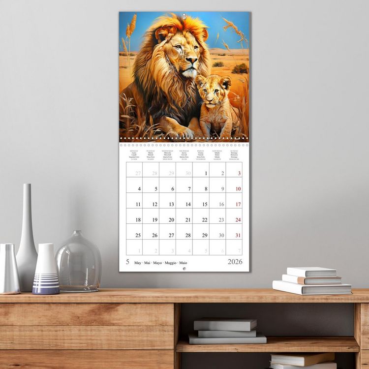 Produktbild: Baby Animals - In Their Natural Habitat (Wall Calendar 2026 12 &times; 12 Inch) CALVENDO 12 Month Wall Calendar