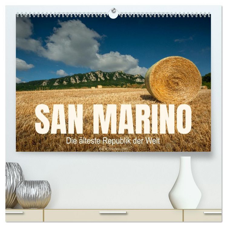 Produktbild: San Marino Die &auml;lteste Republik der Welt (hochwertiger Premium Wandkalender 2026 DIN A2 quer), Kunstdruck in Hochglanz
