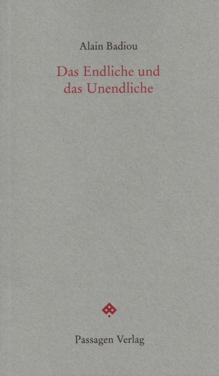 Produktbild: Das Endliche und das Unendliche