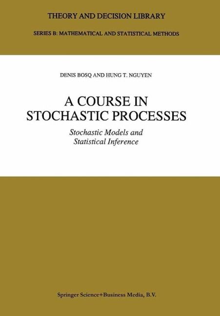 Produktbild: A Course in Stochastic Processes