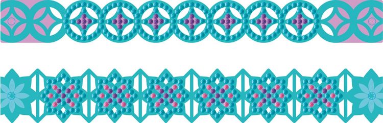 Produktbild: DOTZIES BY DIAMOND DOTZ - Diamond Painting Geformte Armb&auml;nder Sterne