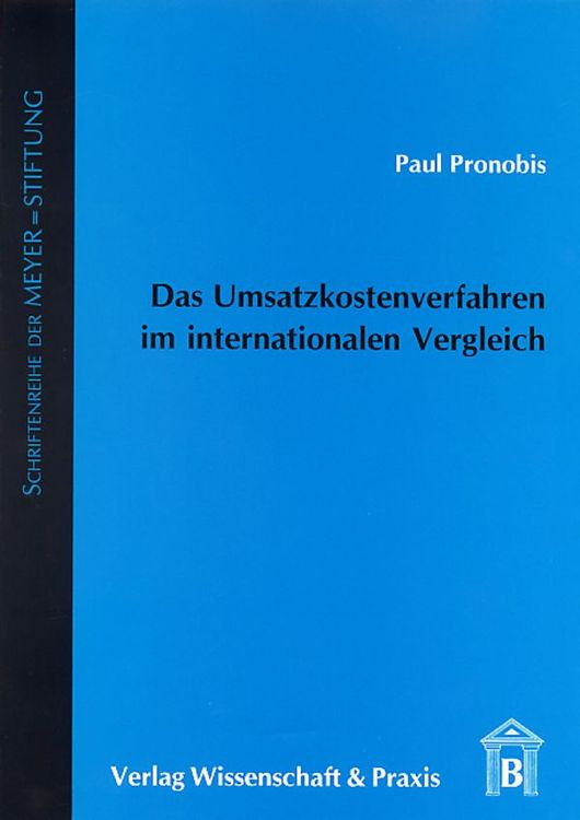 Produktbild: Das Umsatzkostenverfahren im internationalen Vergleich.