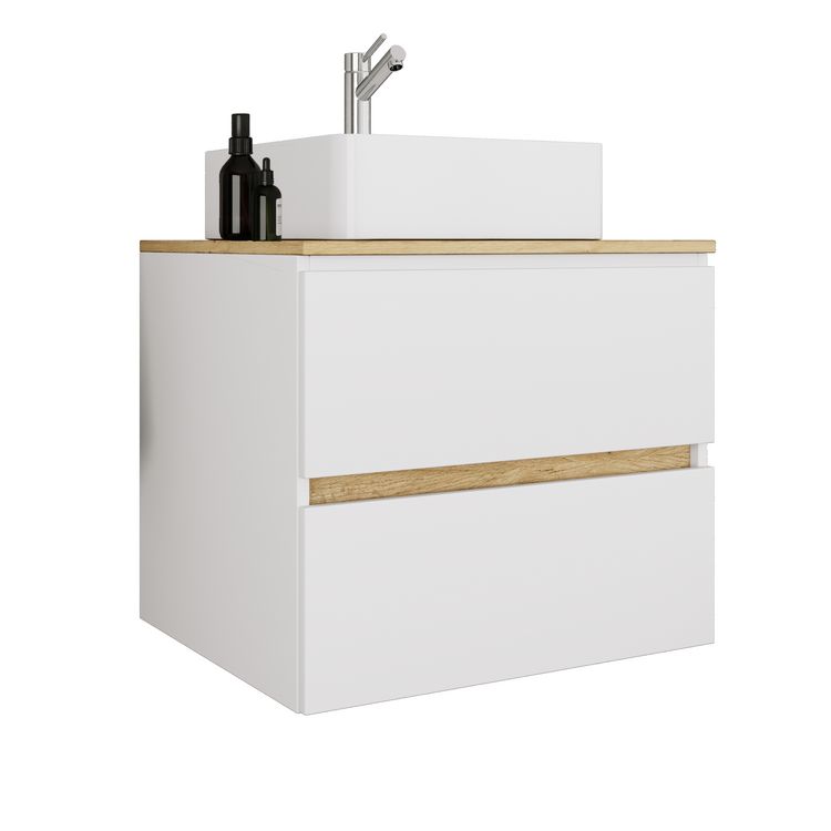 Produktbild: 2 tlg. Badm&ouml;bel-Set mit Waschbecken Cosila-A 60 cm