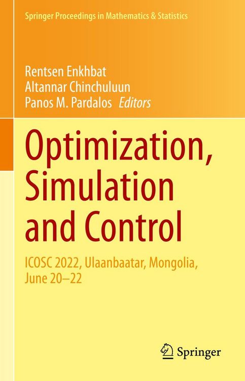 Produktbild: Optimization, Simulation and Control