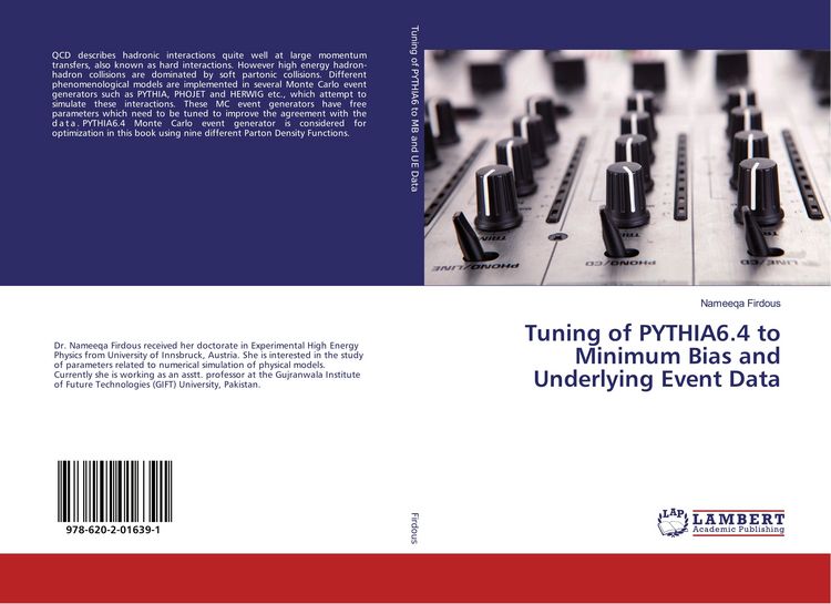 Produktbild: Tuning of PYTHIA6.4 to Minimum Bias and Underlying Event Data