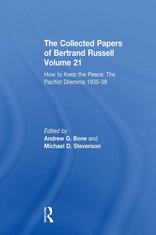Produktbild: The Collected Papers of Bertrand Russell Volume 21