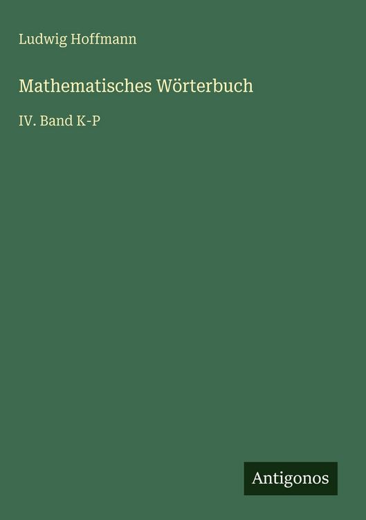 Produktbild: Mathematisches W&ouml;rterbuch