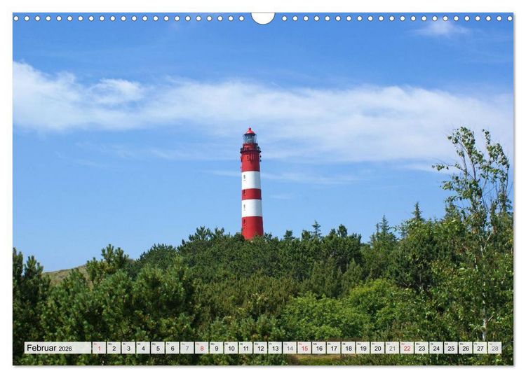 Produktbild: Amrum &ndash; Trauminsel in der Nordsee (Wandkalender 2026 DIN A3 quer), CALVENDO Monatskalender
