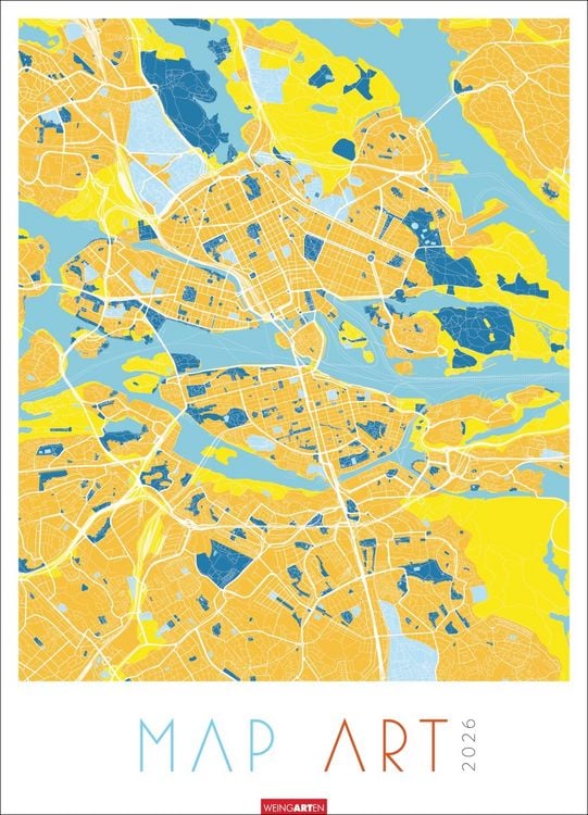 Produktbild: Map Art Kalender 2026