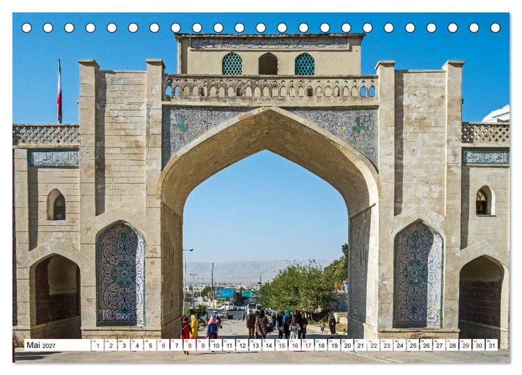 Produktbild: St&auml;dte des Irans - Shiraz (Tischkalender 2027 DIN A5 quer), CALVENDO Monatskalender