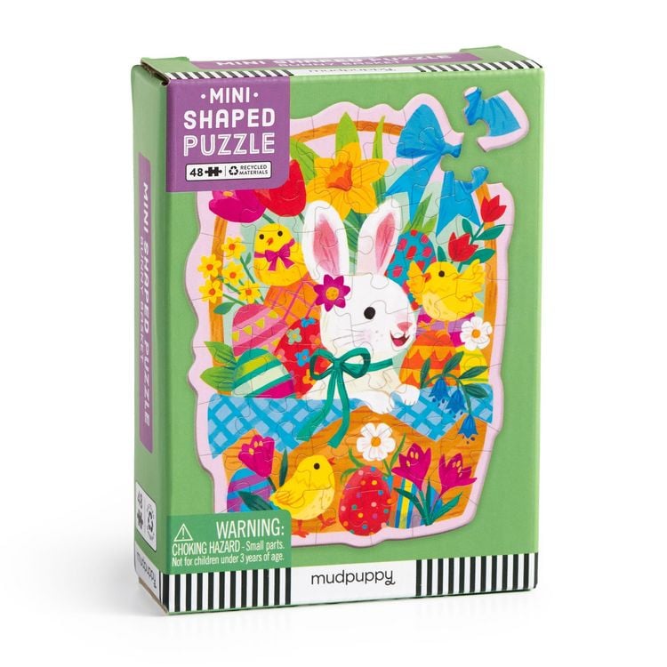 Produktbild: Bunny Basket 48 Piece Mini Shaped Puzzle