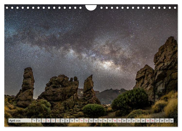 Produktbild: Die stille Magie der Insel Teneriffa (Wandkalender 2026 DIN A4 quer), CALVENDO Monatskalender
