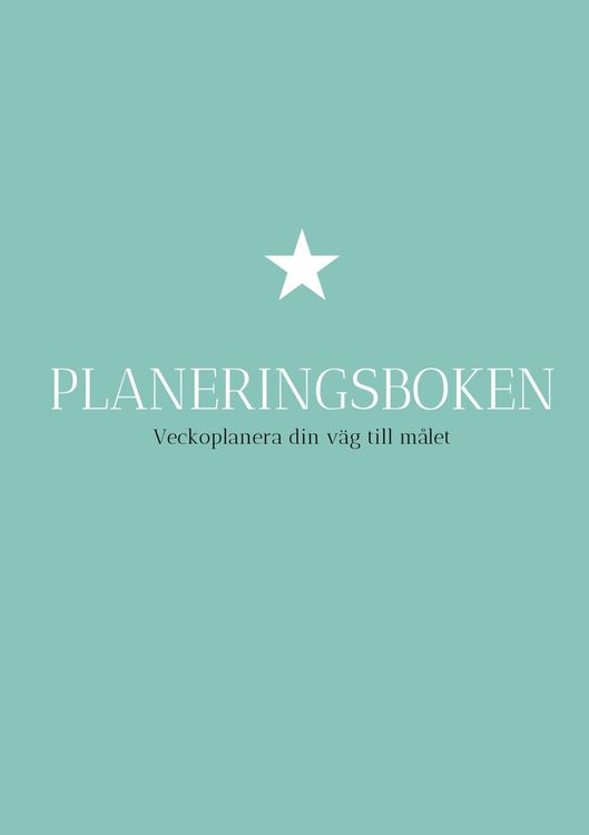 Produktbild: Planeringsboken