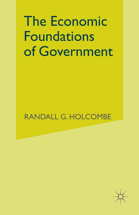 Produktbild: The Economic Foundations of Government