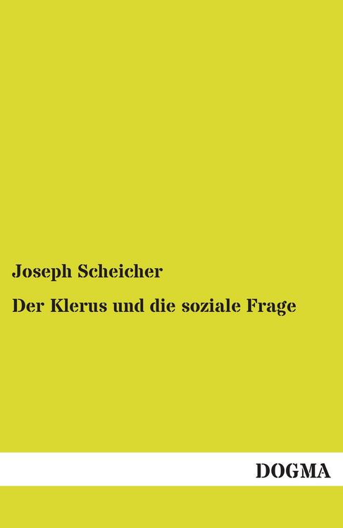 Produktbild: Der Klerus und die soziale Frage