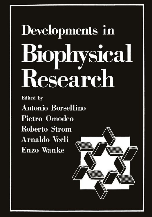 Produktbild: Developments in Biophysical Research
