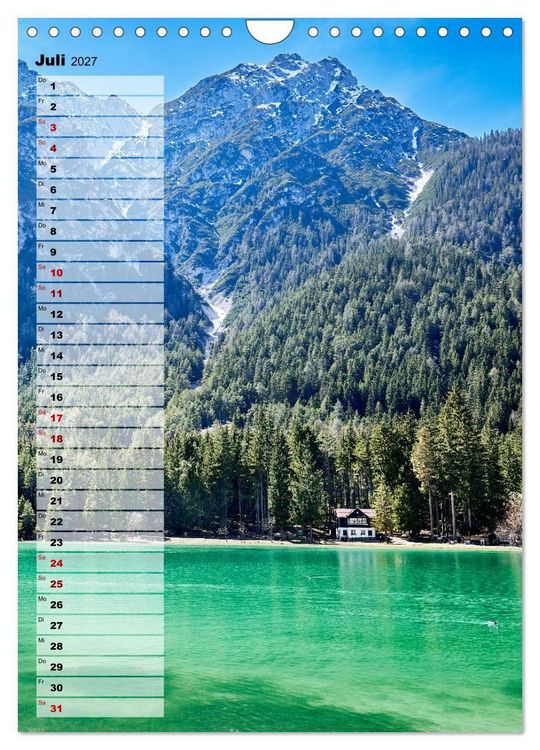 Produktbild: S&uuml;d-Tirol Terminplaner (Wandkalender 2027 DIN A4 hoch), CALVENDO Monatskalender
