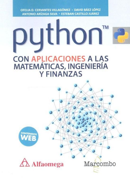 Produktbild: Python con aplicaciones a las matem&aacute;ticas, ingenier&iacute;a y finanzas