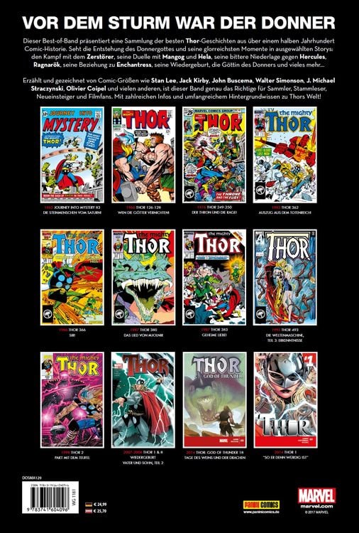 Produktbild: Thor Anthologie: Geschichten aus Asgard