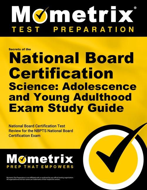 Produktbild: Secrets of the National Board Certification Science: Adolescence and Young Adulthood Exam Study Guide