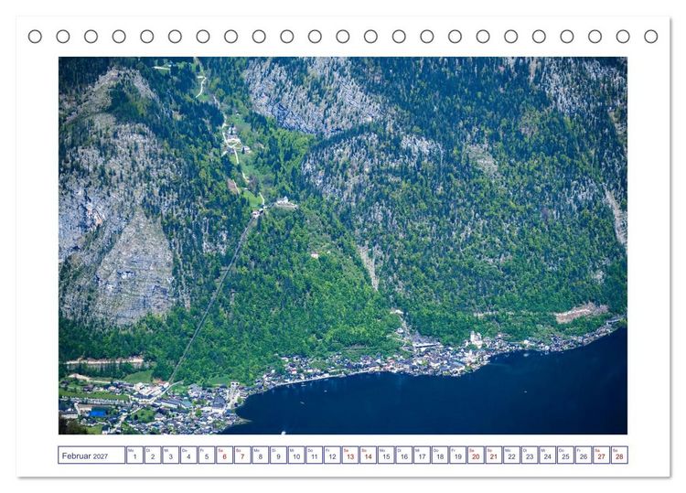 Produktbild: Traumziel Hallstatt in &Ouml;sterreich (Tischkalender 2027 DIN A5 quer), CALVENDO Monatskalender
