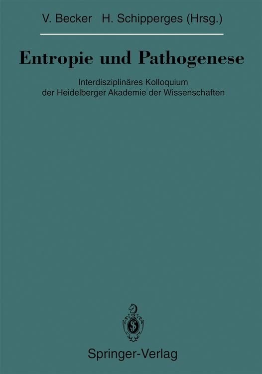 Produktbild: Entropie und Pathogenese