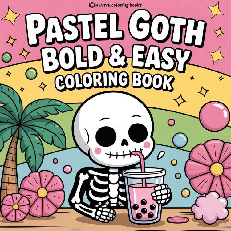 Produktbild: Bold & Easy Pastel Goth Coloring Book