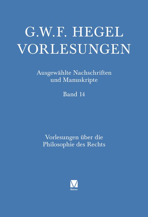 Produktbild: Vorlesungen &uuml;ber die Philosophie des Rechts