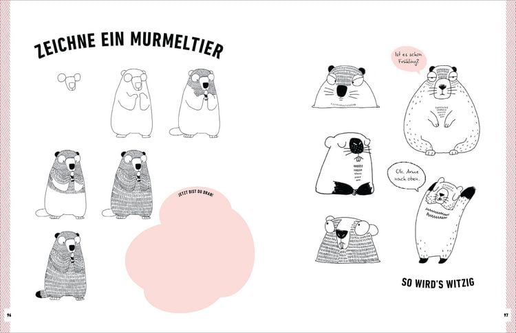 Produktbild: Witzige Tiere zeichnen