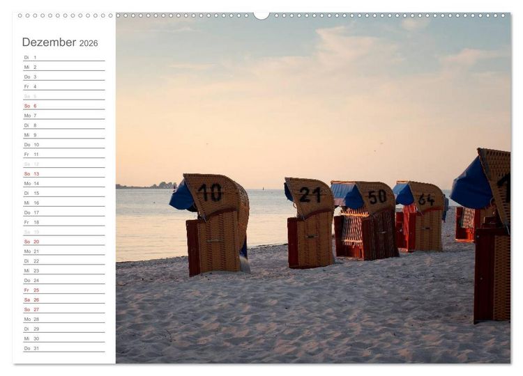 Produktbild: Laboe - Ostsee - Sommer (hochwertiger Premium Wandkalender 2026 DIN A2 quer), Kunstdruck in Hochglanz