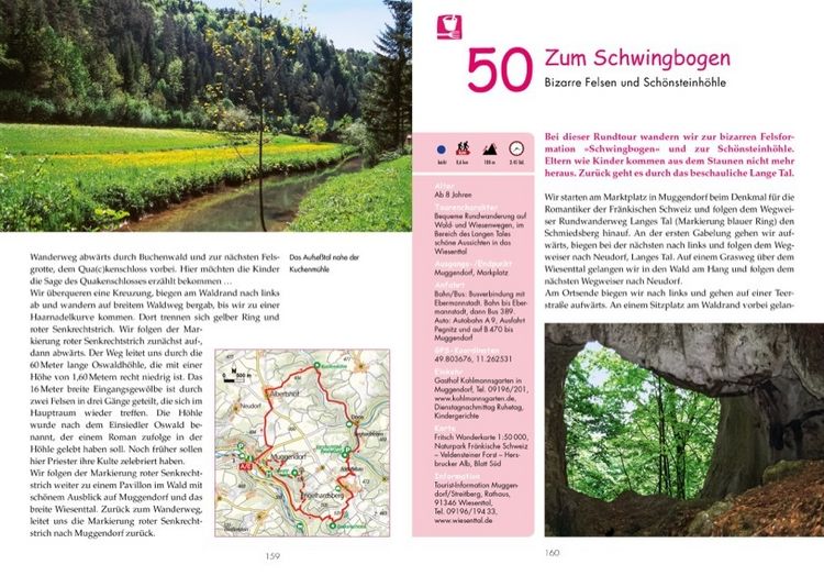 Produktbild: Das gro&szlig;e Kinder-Wander-Erlebnis-Buch Franken