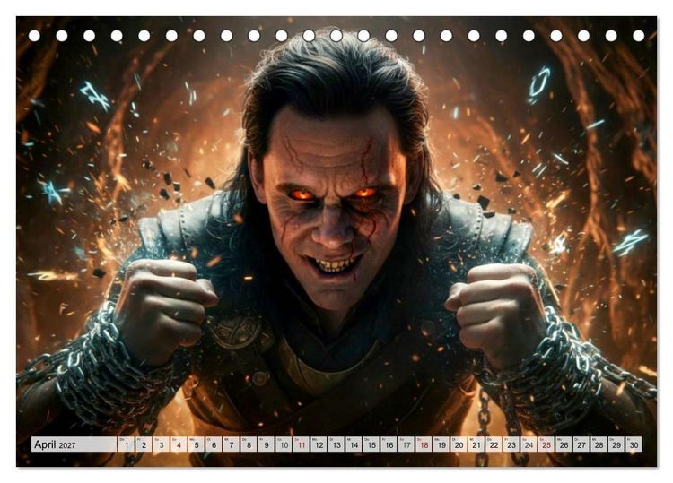 Produktbild: Ragnar&ouml;k &ndash; Die letzte Schlacht der G&ouml;tter (Tischkalender 2027 DIN A5 quer), CALVENDO Monatskalender
