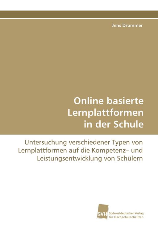 Produktbild: Online basierte Lernplattformen in der Schule