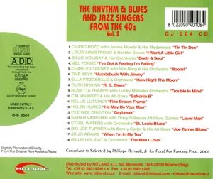 Produktbild: Various: Rhythm & Blues And Jazz From The 40's 2