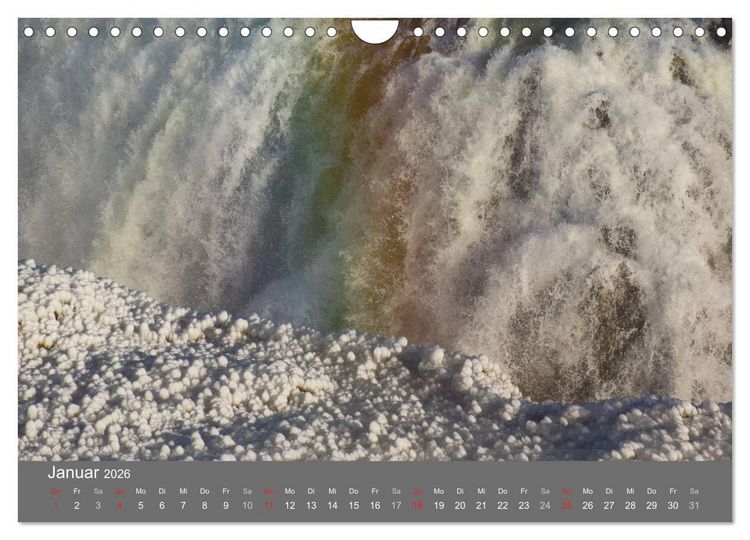 Produktbild: Island 2026 (Wandkalender 2026 DIN A4 quer), CALVENDO Monatskalender