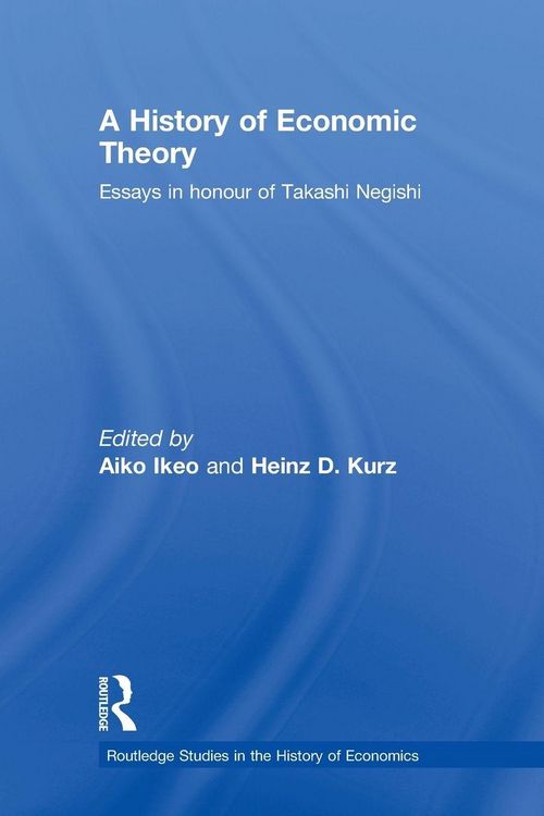 Produktbild: A History of Economic Theory