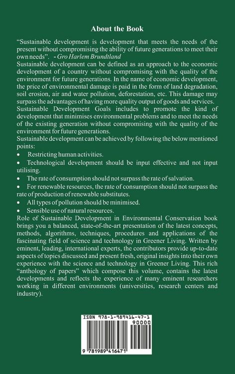 Produktbild: Recent Advances in Sustainable Development