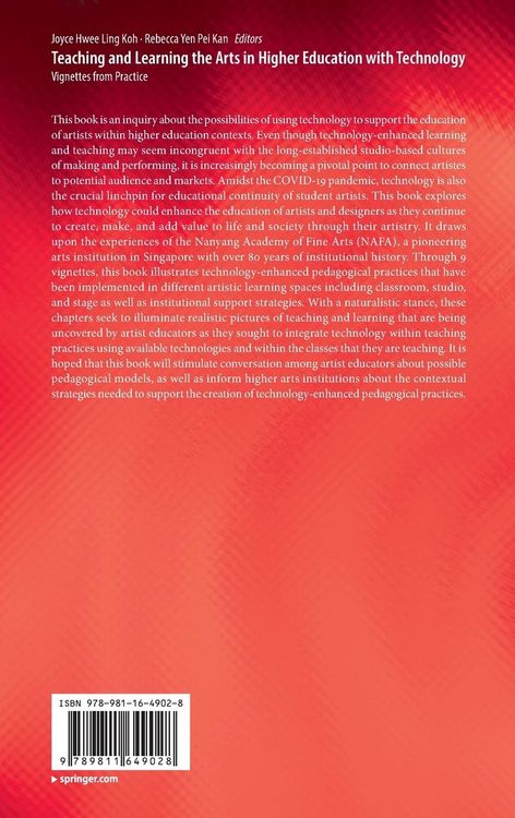 Produktbild: Teaching and Learning the Arts in Higher Education with Technology