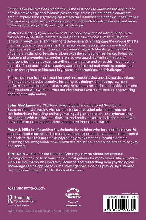 Produktbild: Forensic Perspectives on Cybercrime