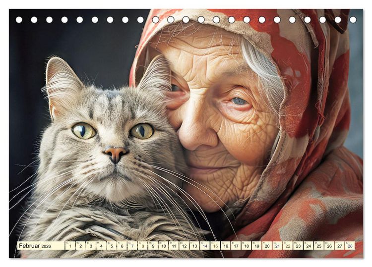 Produktbild: Emotionale Freundschaft (Tischkalender 2026 DIN A5 quer), CALVENDO Monatskalender
