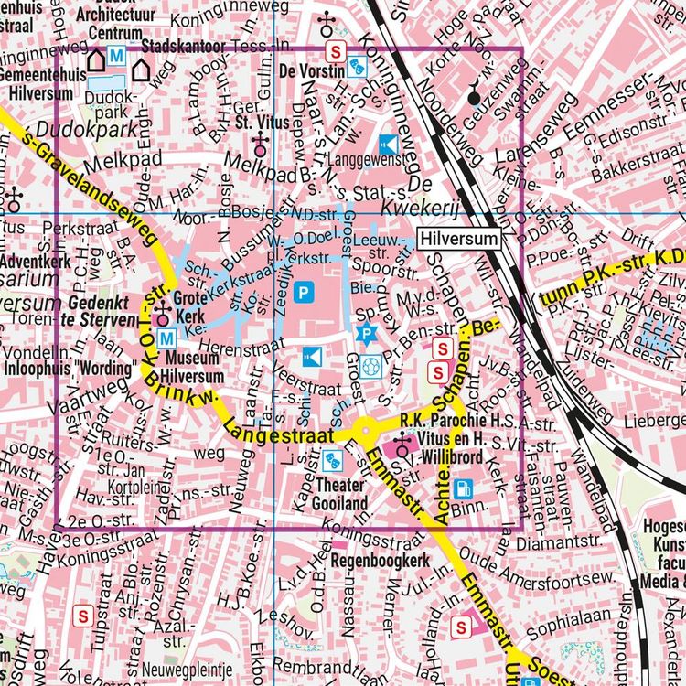 Produktbild: Hilversum, Stadtplan 1:20.000, freytag & berndt