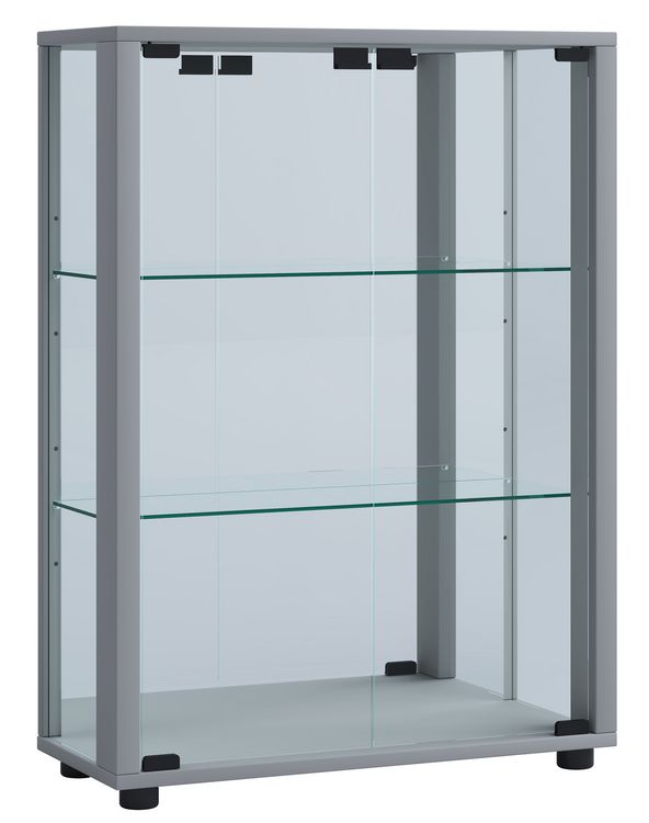 Produktbild: Glas Stand Vitrine Sammelvitrine Sintalo Spiegel