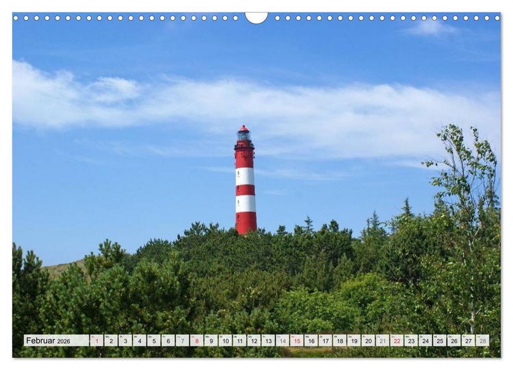 Produktbild: Amrum &ndash; Trauminsel in der Nordsee (Wandkalender 2026 DIN A3 quer), CALVENDO Monatskalender
