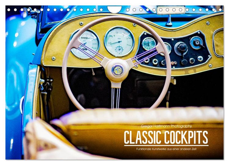 Produktbild: CLASSIC COCKPITS - Funktionale Kunstwerke aus einer anderen Zeit (Wandkalender 2026 DIN A4 quer), CALVENDO Monatskalender