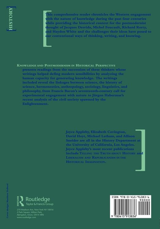 Produktbild: Knowledge and Postmodernism in Historical Perspective
