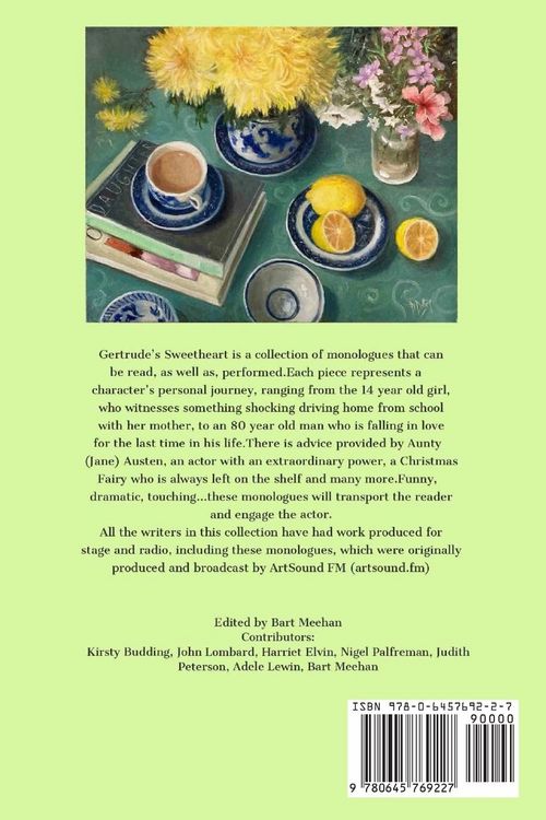 Produktbild: Gertrude's Sweetheart - Monologues for Readers and Actors