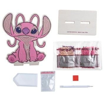 Produktbild: Craft Buddy CAFGR-DNY019 - Crystal Art Buddies, Stitch Angel Disney Series 2, Figur 11cm, Kristallkunst-Bastelset