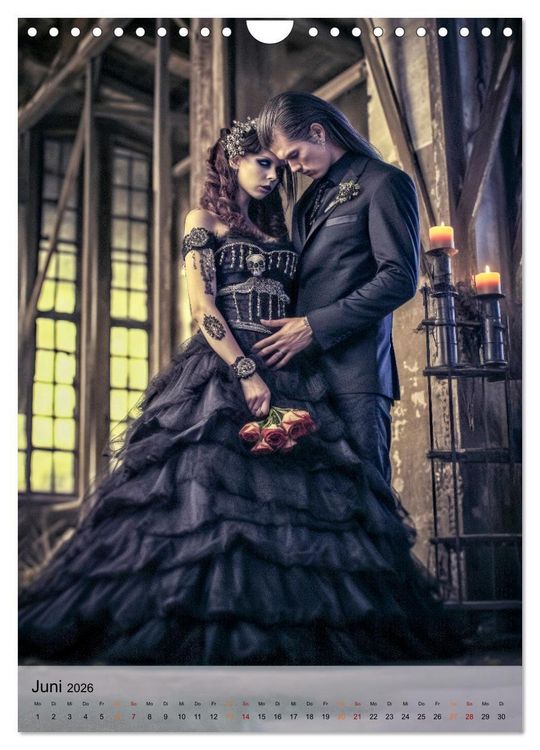 Produktbild: Gothic ist cool (Wandkalender 2026 DIN A4 hoch), CALVENDO Monatskalender